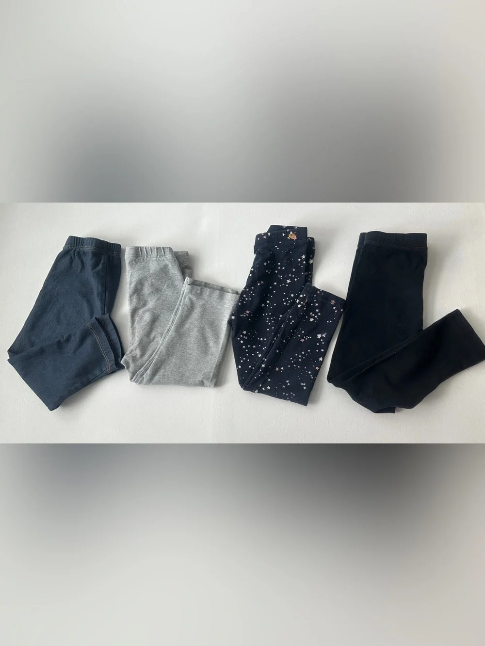 The Children's Place, Zara, Old Navy Girl’s Leggings 4-Pack. Size 4T.